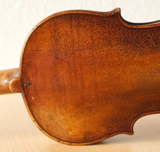 old violin 4/4 geige viola cello fiddle label NICOLAUS AMATUS 8