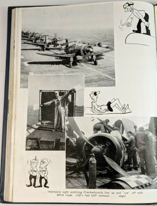 USS Bairoko CVE - 115 Cruise Book/Korean War Aircraft Carrier 1951 - 52 LEE HOLLEY 7