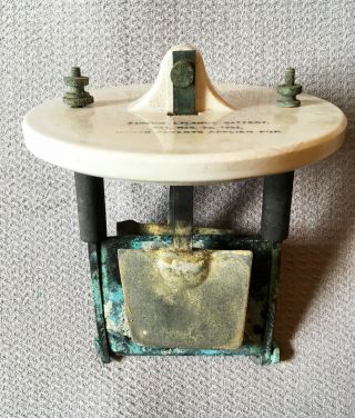 Antique EDISON - LALANDE porcelain battery,  fan,  phonograph,  etc 6