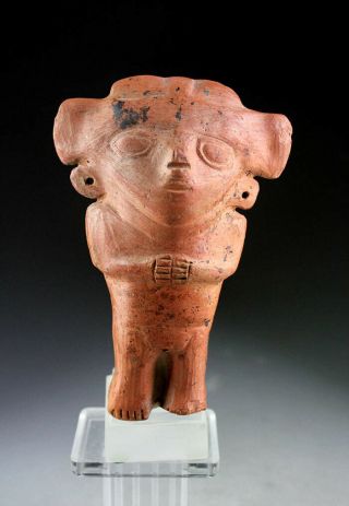 Sc Pre - Columbian Figure Of A Mother Goddess,  Moche 300 - 400 Ad