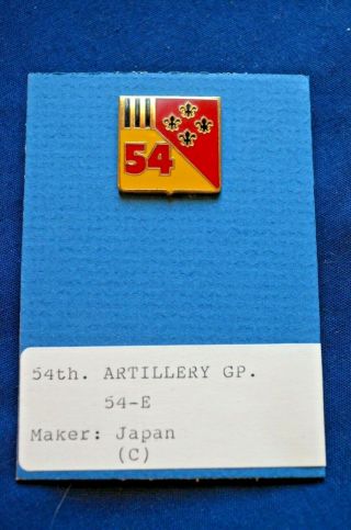 54th Artillery Group,  Korean War Era,  Japanese Made