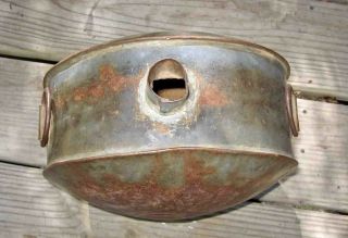 ANTIQUE Vintage WAR OF 1812 United States Army Military METAL CANTEEN 8