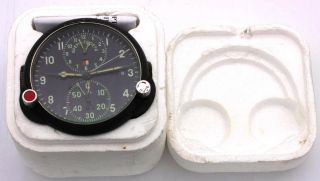Soviet Airforce Cockpit Clock Acs - 1 " B " / Achs - 1 " B " For Su/mig,  Nos,