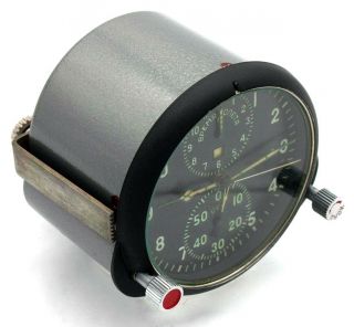 Soviet AirForce Cockpit Clock ACS - 1 