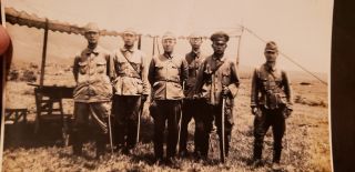 Wwi Japanese Officers In China Collectible Photo Antique Vintage