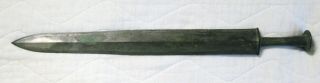 Antique Archaic Chinese Bronze Sword,  And