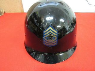 Post Wwii Us Army Airborne Helmet Liner 508th Rct 1st Bn Msg K 32