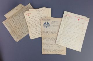 1918 Letters World War I TN Soldier Wounded Base Hospital Limoges France 42 Div 5