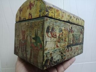 Box Of Secrets.  Ancient Egypt.  Wood.  2
