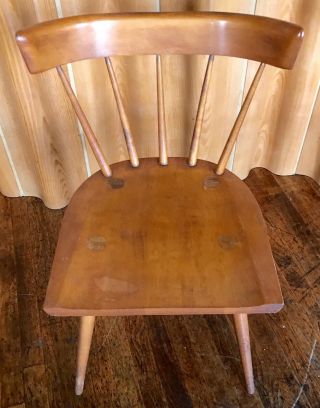 Vintage Paul Mccobb Planner Group Chair Maple Winchendon