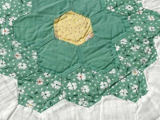 Cottage Sweet Vintage Grandmothers Flower Garden QUILT Feedsacks 9