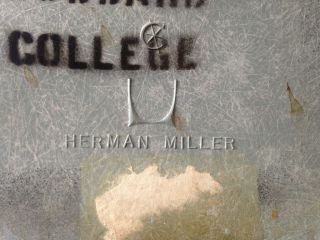 PAIR—Original Eames Herman Miller Sea Foam Fiberglass Stacking Shell Chairs 7