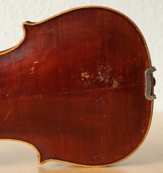old small violin geige viola cello fiddle label SCHRÖTTER 10