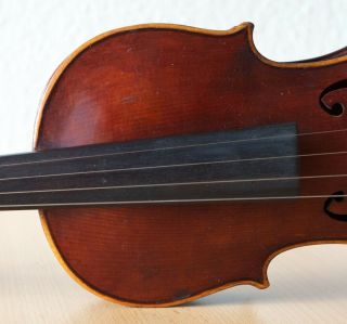 old small violin geige viola cello fiddle label SCHRÖTTER 4