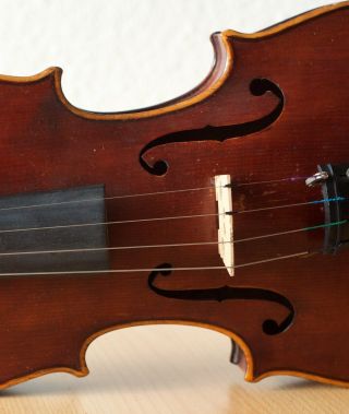 old small violin geige viola cello fiddle label SCHRÖTTER 5