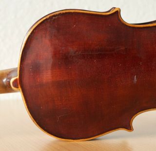 old small violin geige viola cello fiddle label SCHRÖTTER 8