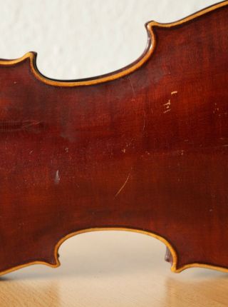 old small violin geige viola cello fiddle label SCHRÖTTER 9