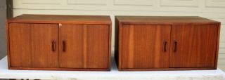 George Nelson Omni Wall Unit Cabinets - Vintage Mid Century Wall Mount Cabinets 6