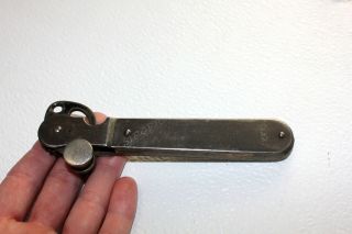 RARE OLD SIEGER GERMAN WWII WEHRMACHT NAZI SOLDIER CAN OPENER WAR RELIC 2
