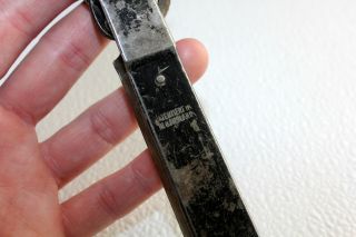 RARE OLD SIEGER GERMAN WWII WEHRMACHT NAZI SOLDIER CAN OPENER WAR RELIC 5