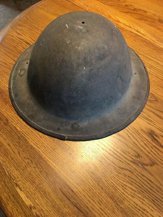 Ww1 World War 1 U.  S.  Military Doughboy Helmet 0c Co.  Take A Look Fast