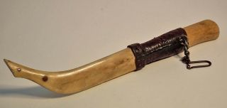 Finnish Knife Puukko Rare Quality Authentic Scrimshaw Finland circa 1900 7