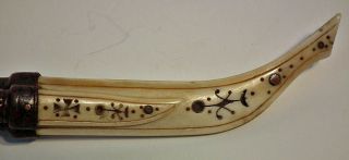 Finnish Knife Puukko Rare Quality Authentic Scrimshaw Finland circa 1900 8