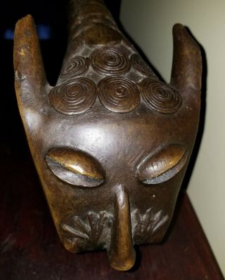 Authentic Early 20th century African Leopard bronze sculpture 3