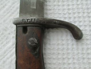 MD 1898/05 WW I Imperial GERMAN BAYONET made by MAUSER AG Shortened for TURKEY 6