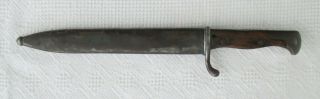 MD 1898/05 WW I Imperial GERMAN BAYONET made by MAUSER AG Shortened for TURKEY 7