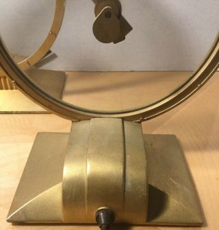 Vintage Jefferson Golden Hour Electric Art Deco Mystery Clock 3