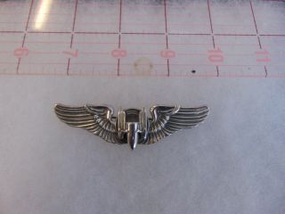 Meyers Wwii Sterling Silver Us Military Air Pilot Bomber Gunner 3 " Wings B77 - 8