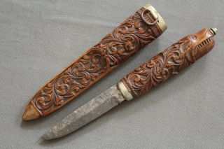 A Norwegian knife (puukko) - Norway,  late 19th early 20th century 2