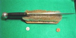 Vtg Sheath Hunt Blade USA WW1 MARBLES Ideal 12 Knife 1 ORIG 1918 Leather case 10