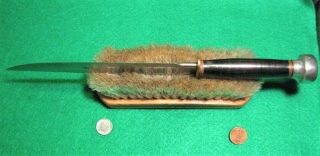 Vtg Sheath Hunt Blade USA WW1 MARBLES Ideal 12 Knife 1 ORIG 1918 Leather case 12