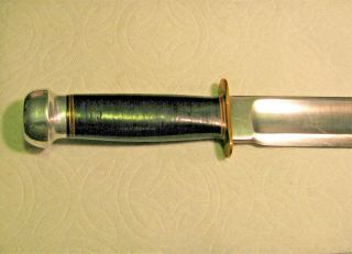 Vtg Sheath Hunt Blade USA WW1 MARBLES Ideal 12 Knife 1 ORIG 1918 Leather case 8