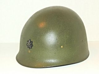 Vintage Lt.  Colonel Us Army Marines Military M1 Helmet Liner Korea Vietnam