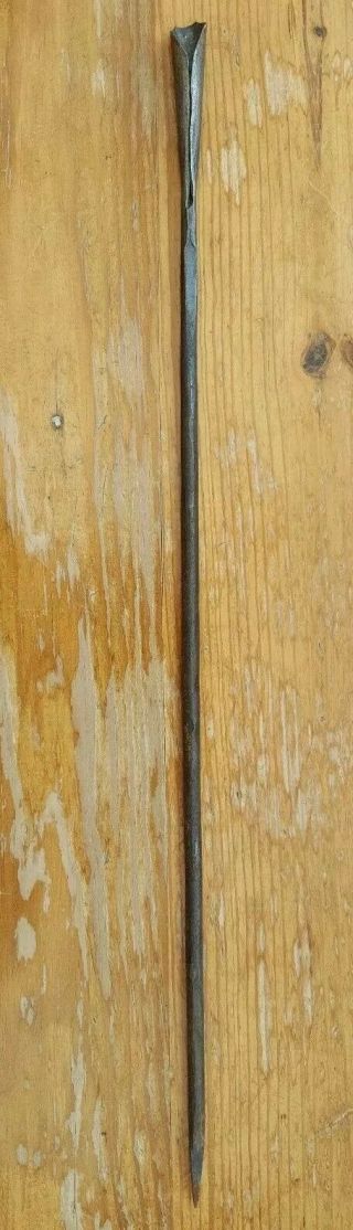 Antique African Tribal Pointed Spear Head 52cm Long