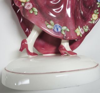 Katzhutte Hertwig Art Deco Porcelain Ceramic Figurine by Stephan Dakon 17 Inch 5