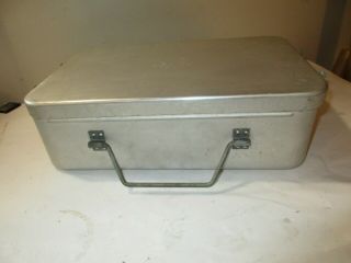 Ww2 Us Military 1944 Agmco Aluminum Box,  Former Stove Case -
