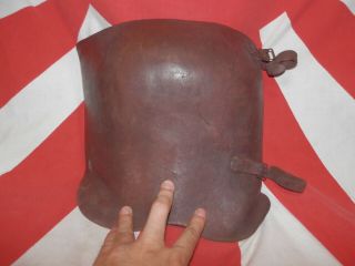 WW2 Japanese Army Leather puttees for officers.  Mr KANEMORI.  Very Good 8