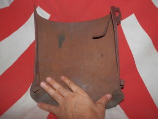 WW2 Japanese Army Leather puttees for officers.  Mr KANEMORI.  Very Good 9