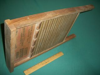 Vintage National Washboard Co No 801 THE BRASS KING– Great Graphics 6