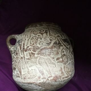 Rare Very Large Ancient Near Eastern Greco Bactrian Pictorial Vessel 180/250 Bce