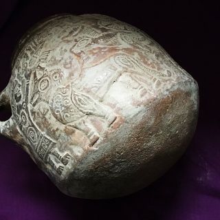 Rare Very large Ancient Near Eastern Greco Bactrian Pictorial Vessel 180/250 BCE 2