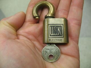 Yale Usn Electric Push Key Padlock/navy Padlock/navy Lock/yale Key/military Lock
