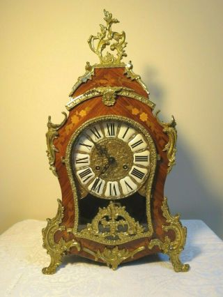 Vintage Italian And German Mantle Clock; Franz Hermle Clock Movement 141 - 070