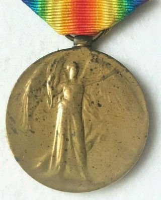 Wwi Victory Medal Casualty,  R 22 R,  Pte A.  Fontaine