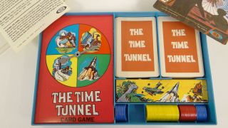 1966 Time Tunnel Card Game ABC TV Ideal Kent Productions No.  2205 - 3 2