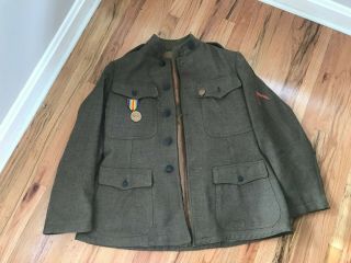 WWI U.  S.  Doughboy Military Uniform w/extras,  81st Battalion 9